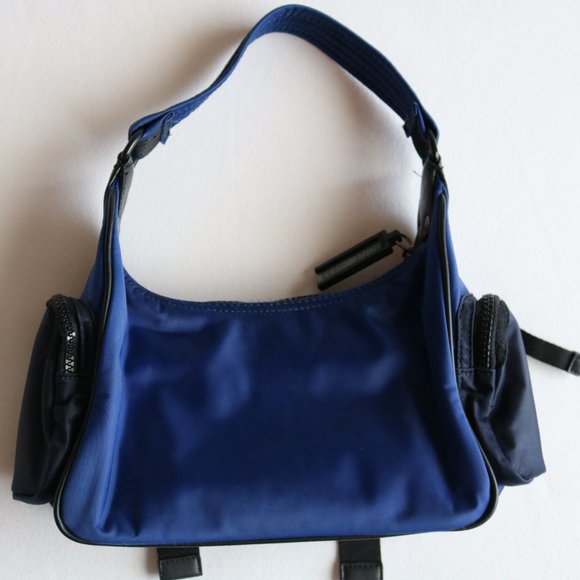 Small Blue Nine West Handbag with Coin Purse - Picture 3 of 10